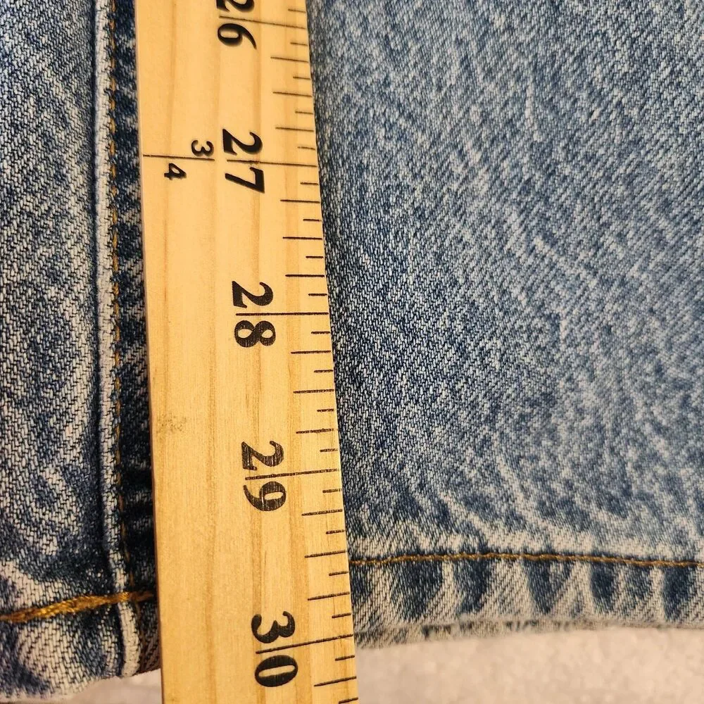 Carhartt Jeans Mens 42x30 Blue Traditional Fit Cotton Denim Distressed Worn Work